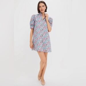 NWT Multi Rose Floral Louisa Mini Dress - Medium